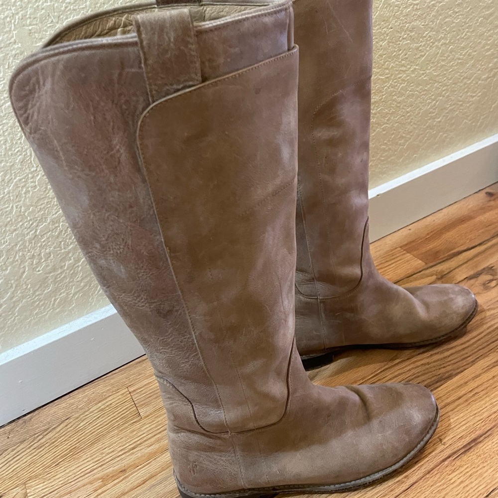 Frye Tan Tall Boots